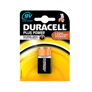 PILA DURACELL 9 V ALKALINA 6LF22
