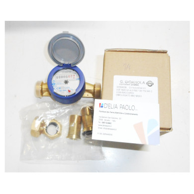 CONTATORE ACQUA ASCIUTTO 3/4 8 CIFRE GIOANOLA