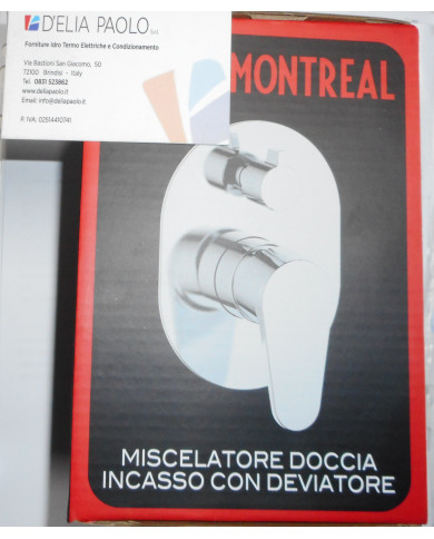 MISCELATORE DOCCIA CON DEVIATORE MONTREAL