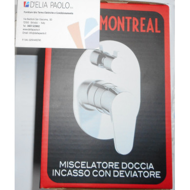 MISCELATORE DOCCIA CON DEVIATORE MONTREAL