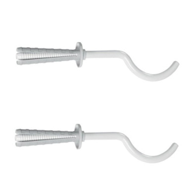 COPPIA MENSOLE PER RADIATORE ALLUMINIO TONDA