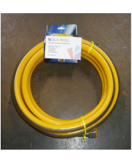 FLESSIBILE PER GAS GIALLO INOX F F 1,5 M T