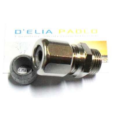 RACCORDO PER PORTAGOMMA CUCINA 1/2 M GPL - METANO