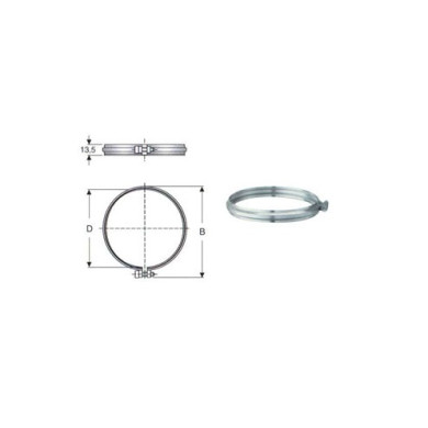 FASCETTA DI BLOCCAGGIO INOX 200