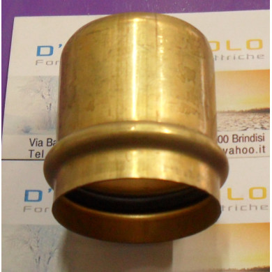 RACCORDO PIOMBO/PLASTICA 40/40 IN OTTONE