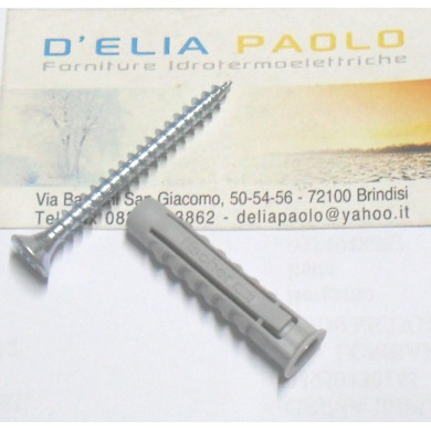 TASSELLO NYLON CON VITE DA 6 AL PZ