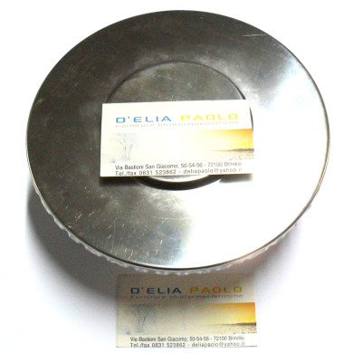TERMINALE INOX DA 80 VERTICALE