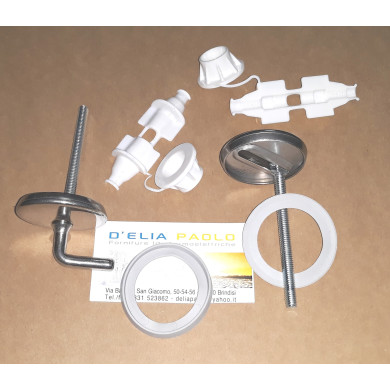 COPPIA CERNIERE CROMATE GTA GANCIO TR-DL REVIVAL