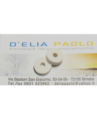 GUARNIZIONE SEDE RUBINETTO AL SILICONE 1/2 FORATA