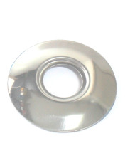 ROSETTA CROMATA 1/2 FORO ROTONDO INOX PIATTA