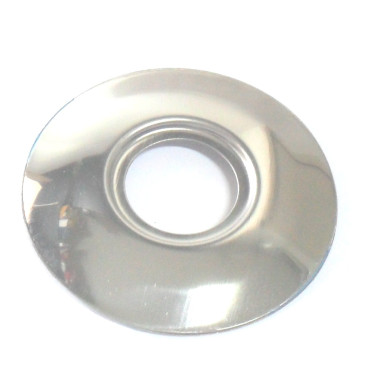 ROSETTA CROMATA 1/2 FORO ROTONDO INOX PIATTA