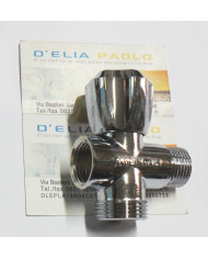 RUBINETTO PASSANTE LAVATRICE 1/2 M X 3/4 M X 1/2 F