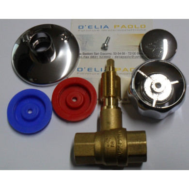 RUBINETTO INCASSO SFERA A MANIGLIA 1/2