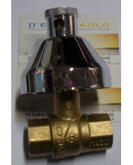 RUBINETTO SFERA INCASSO CAPPUCCIO CHIUSO 1/2