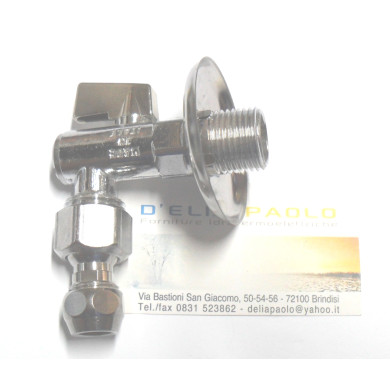 RUBINETTO FILTRO E SNODO CROMATO 1/2 M X 10 BICONO