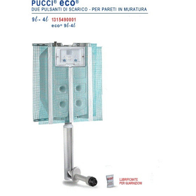 CASSETTA INCASSO PUCCI ECO 9-4  LITRI