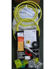 KIT IN VALIGIA FLESSIBILI INOX ACQUA SOLARE GAS