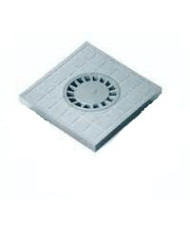 COPERCHIO CHIUSO CON SIFONE CENTRALE 550 X 550 MM