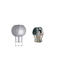 CAPPELLO EOLICO GIREVOLE INOX 220
