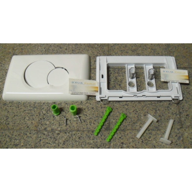 KIT PLACCA ESTERNA FAIS 2 PULSANTI