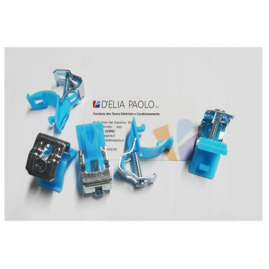 KIT PZ 6 GANCETTI PER FISSAGGIO LAVELLO INOX