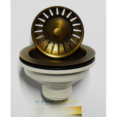 PILETTA LAVELLO STP PIRITE OTTONE ANTICATO