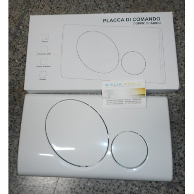 PLACCA DOPPIO COMANDO EUROPA DUO BIANCA