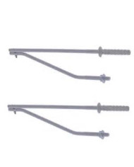 COPPIA MENSOLE PER PILOZZO CERAMICA -CEMENTO 25CM