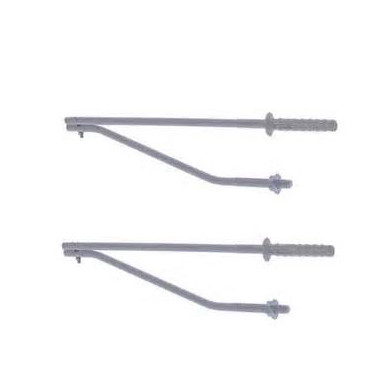 COPPIA MENSOLE PER PILOZZO CERAMICA -CEMENTO 25CM