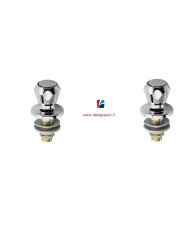 COPPIA RUBINETTI  BIDET CON MANIGLIE-ROSONI DA 1/