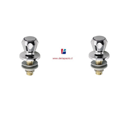 COPPIA RUBINETTI  BIDET CON MANIGLIE-ROSONI DA 1/