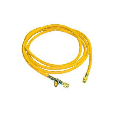 FLESSIBILE 1.5 MT 45° 1/4-1/4 R22-R407 GIALLO