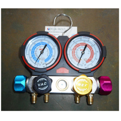 GRUPPO MANOMETRICO 4 VIE R410A R32  R407C R134A