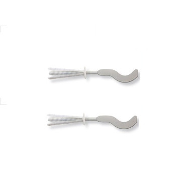 COPPIA MENSOLE PER RADIATORE ALLUMINIO PIATTA