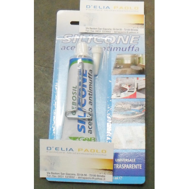 TUBETTO SILICONE SANITARIO TRASPARENTE 60 ML