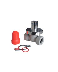 RUBINETTO INCASSO A SFERA 15 COMPL. DI OGIVE PPSU