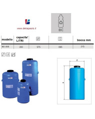 SERBATOIO POLIETILENE BARILOTTO BC 200 LITRI