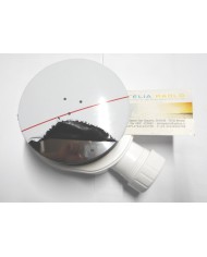 PILETTA DOCCIA 90 CON VALVOLA GRAVITA CR