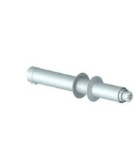 TUBO 60/100 CON GRIGLIA FINALE 1 MT