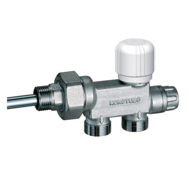 VALVOLA MONOTUBO FAR TERMOSTATIZZABILE  1 SX