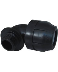 GOMITO A COMPRESSIONE FILETTATO M 21/2 X 75 PN 10