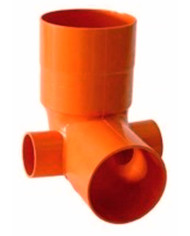 CURVA PVC  WC 100 2 INNESTI 40