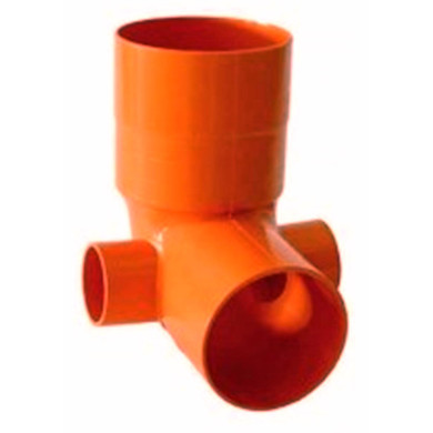 CURVA PVC  WC 100 2 INNESTI 40