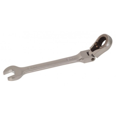 Chiave A Cricchetto 10 Mm CR-V - Chiave Combinata Con Testa Flessibile E Fissa, 72 Denti - Foto 4