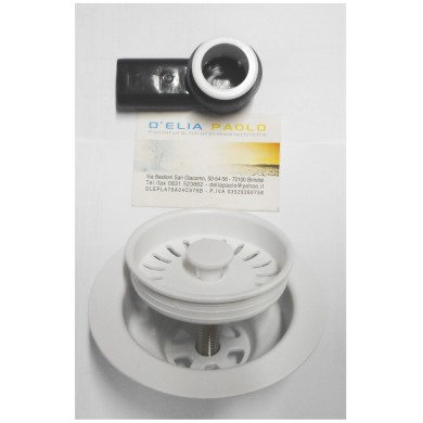 PILETTA LAVELLO  BIANCO CON TROPPO PIENO TONDO