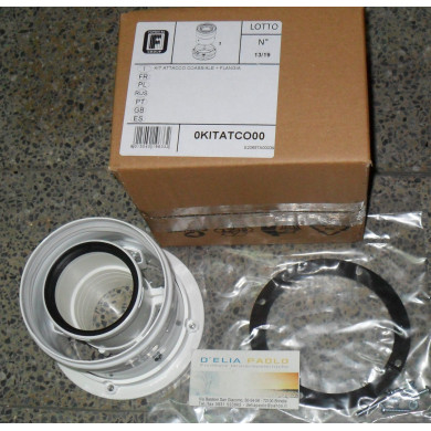 PARTENZA VERTICALE FLANGIATA 100-60 CONTI