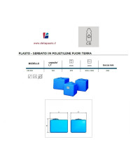 SERBATOIO POLIETILENE CB  100 LITRI
