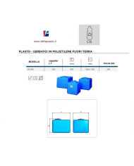 SERBATOIO POLIETILENE CB  200 LITRI