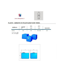 SERBATOIO POLIETILENE CB  300 LITRI