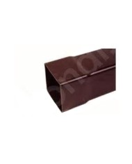 TUBO MARRONE QUADRO  80 X 2 MT